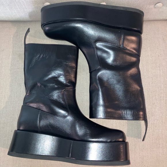 GIA BORGHINI RHW Rosie Short 23 Platform boot sz 38 - Picture 10 of 12
